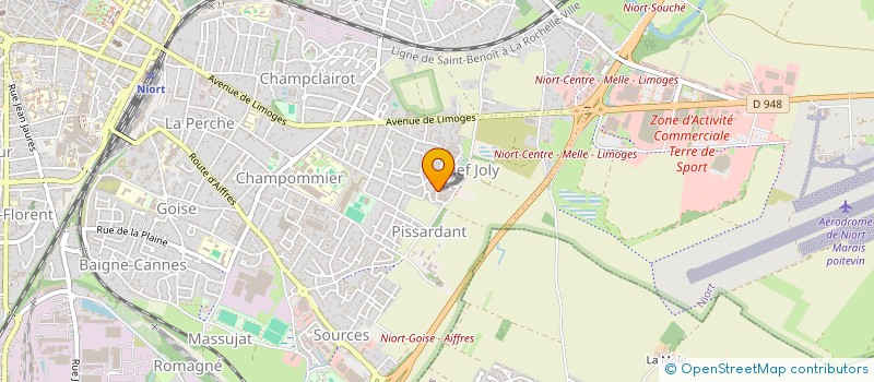 localisation de l'entreprise LBMH  NIORT