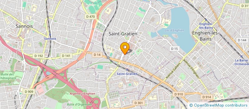 localisation de l'entreprise LBMH PARTNERS  SAINT-GRATIEN