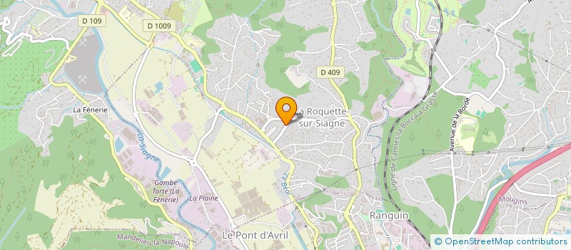 localisation de l'entreprise LBN à LA ROQUETTE-SUR-SIAGNE