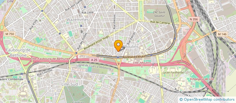 localisation de l'entreprise LBN CONSULTING à LILLE