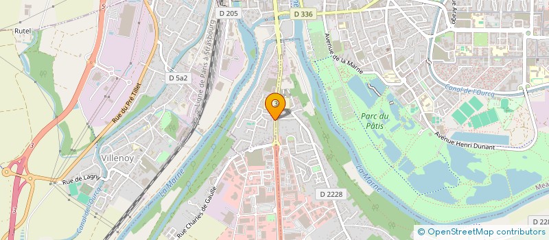 localisation de l'entreprise LBN DESIGN  ESPINASSE