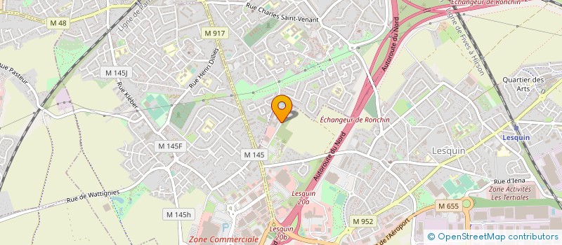 localisation de l'entreprise LBN HABITAT à LESQUIN