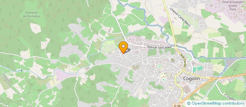 localisation de l'entreprise LBN INVEST MENT  COGOLIN