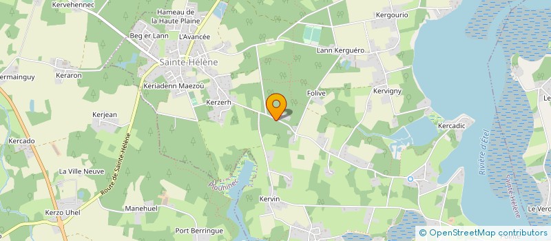 localisation de l'entreprise LBN QUIBERON  SAINTE-HELENE