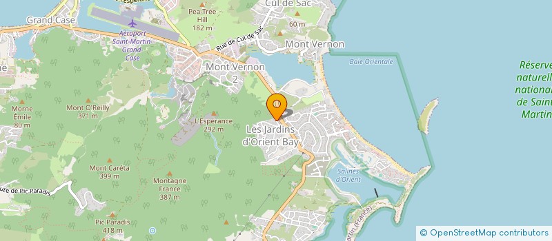 localisation de l'entreprise LBN SXM  SAINT MARTIN