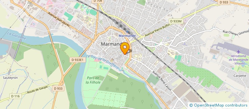 localisation de l'entreprise LBNF à MARMANDE