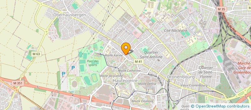 localisation de l'entreprise LBO 67 à STRASBOURG
