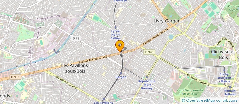 localisation de l'entreprise LBO  LIVRY-GARGAN