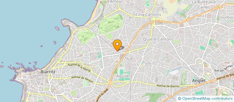 localisation de l'entreprise LBO PERFORMANCE  BIARRITZ