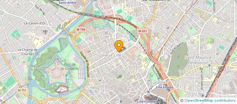 localisation de l'entreprise LBP à LILLE
