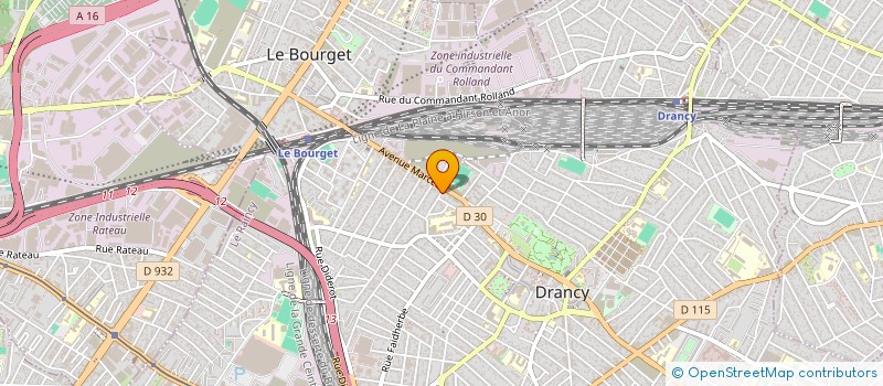 localisation de l'entreprise LBP à DRANCY