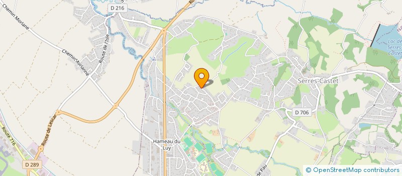 localisation de l'entreprise LBP  SERRES-CASTET