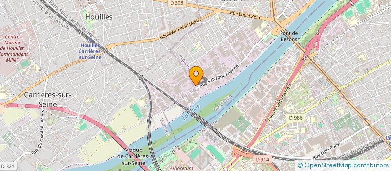 localisation de l'entreprise LBP à BEZONS