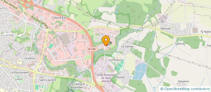 localisation de l'entreprise LBP à VANNES