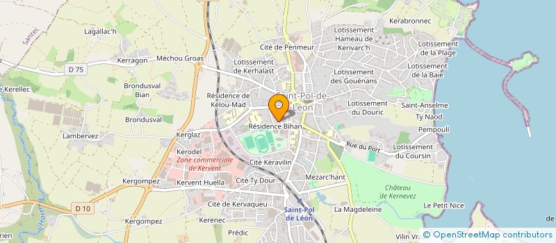 localisation de l'entreprise LBP ENERGY à SAINT-POL-DE-LEON