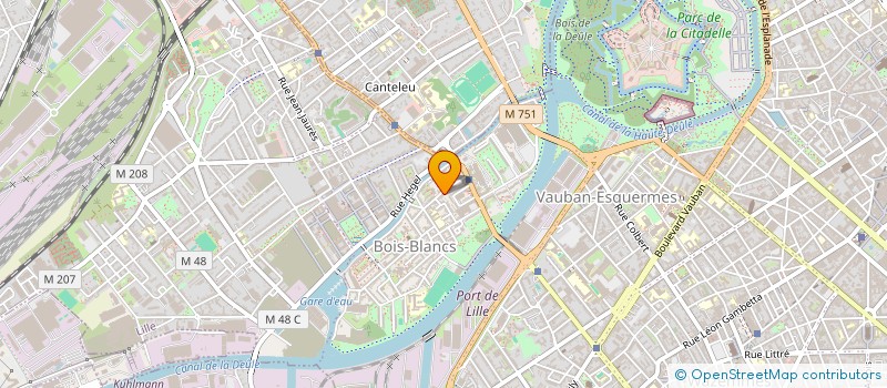 localisation de l'entreprise LBP IMMOBILLIER à LILLE
