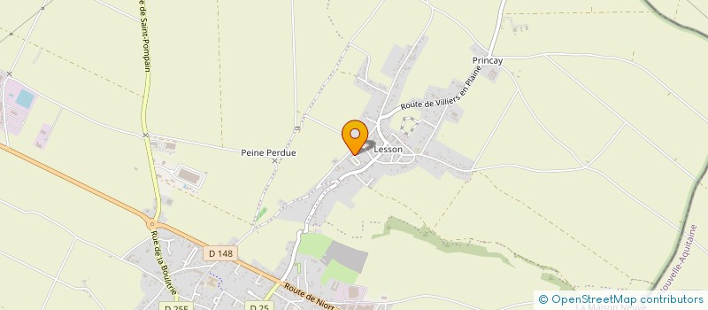 localisation de l'entreprise LBP LESSON  BENET