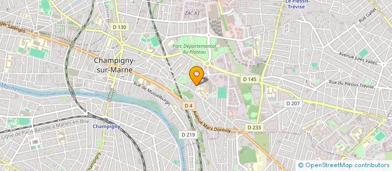 localisation de l'entreprise LBP RENOV  CHAMPIGNY-SUR-MARNE