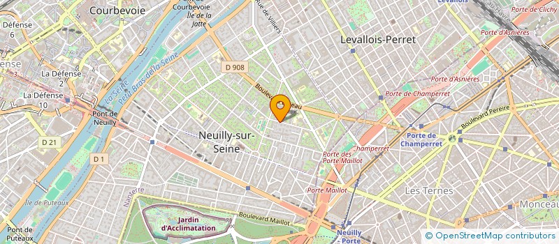 localisation de l'entreprise LBPI à NEUILLY-SUR-SEINE