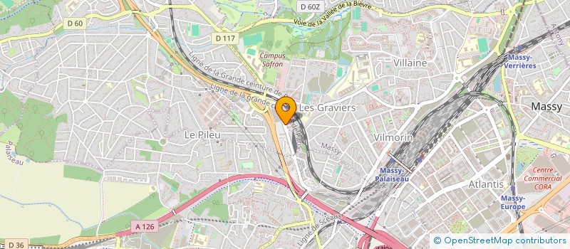localisation de l'entreprise LBPM à MASSY