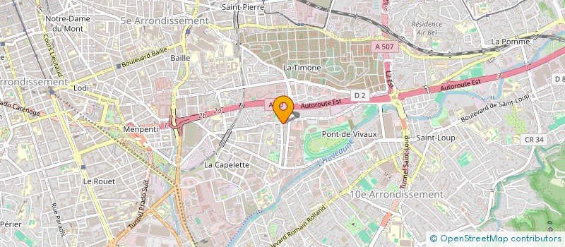 localisation de l'entreprise LBPP ROSATO à MARSEILLE