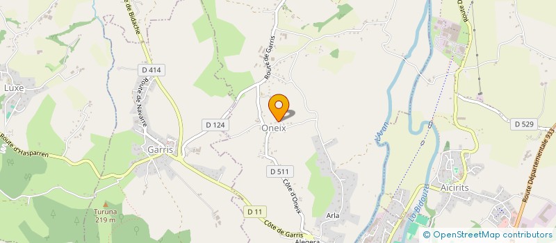 localisation de l'entreprise LBQ INVEST  AMENDEUIX-ONEIX