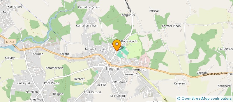 localisation de l'entreprise LBR à TREGUNC
