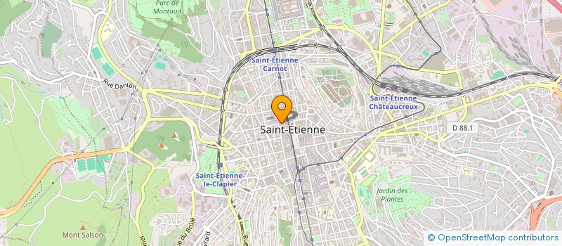 localisation de l'entreprise LBR  SAINT-ETIENNE