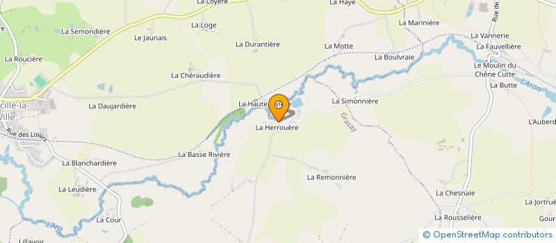 localisation de l'entreprise LBR 53  GRAZAY