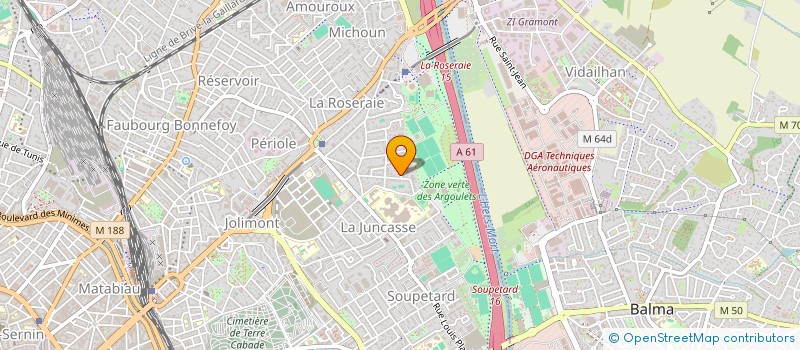 localisation de l'entreprise LBR à TOULOUSE