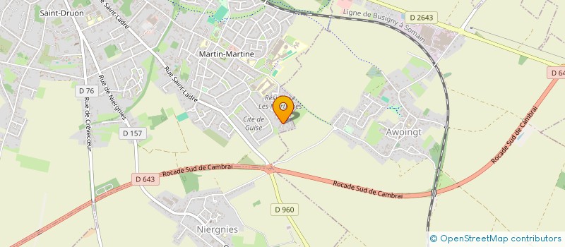 localisation de l'entreprise LBR  CAMBRAI