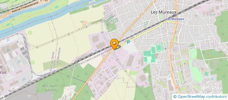 localisation de l'entreprise LBR-AUTOMATISMES à LES MUREAUX