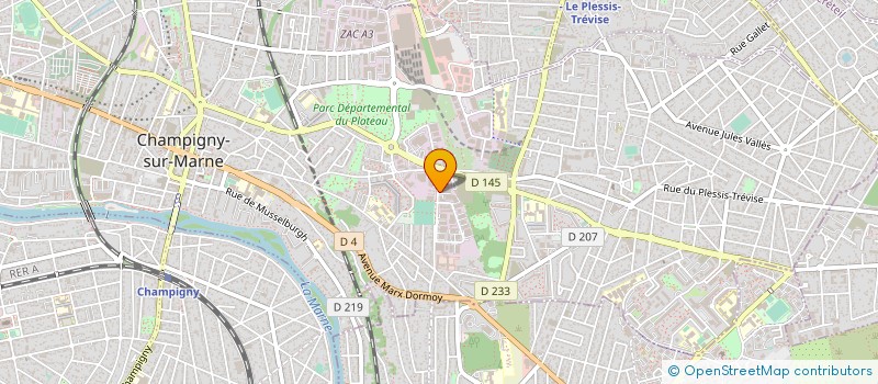 localisation de l'entreprise LBR CONCEPT à CHAMPIGNY-SUR-MARNE