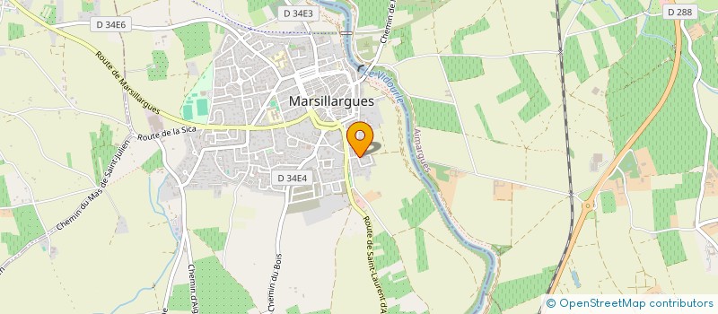 localisation de l'entreprise LBR IMMO  MARSILLARGUES