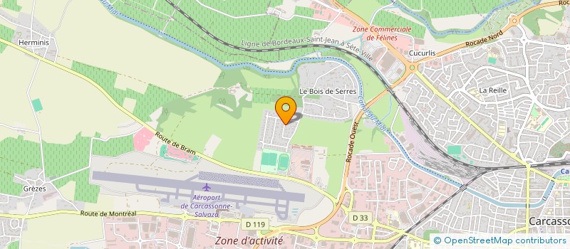 localisation de l'entreprise LBR.INVEST à CARCASSONNE
