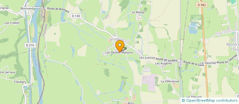 localisation de l'entreprise LBR LES ETANGS DU BRIONNAIS  BAUGY