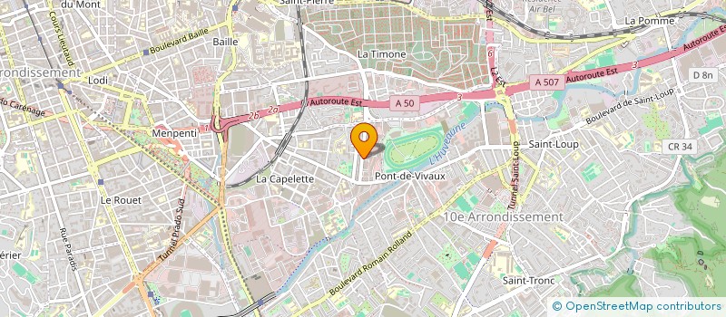 localisation de l'entreprise LBR MOTORS  MARSEILLE