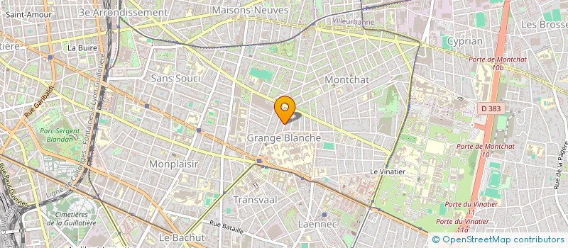 localisation de l'entreprise LBR SQF  LYON