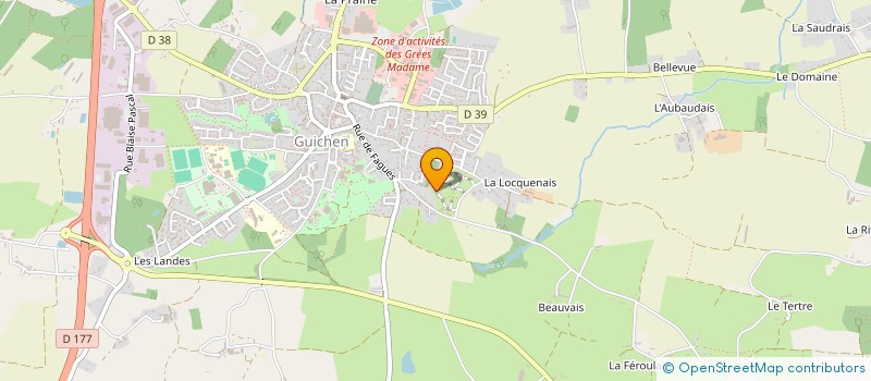 localisation de l'entreprise LBRCMS  GUICHEN