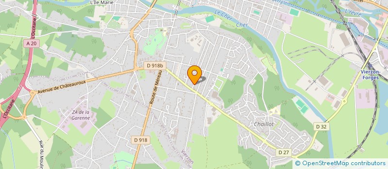 localisation de l'entreprise LBRD  VIERZON