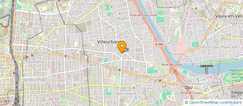 localisation de l'entreprise LBRX CONCEPT  VILLEURBANNE