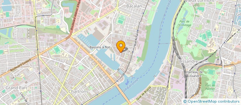 localisation de l'entreprise LBS 33 à BORDEAUX