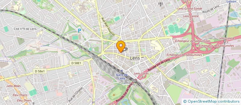 localisation de l'entreprise LBS à LENS