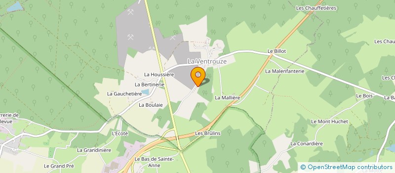 localisation de l'entreprise LBS à LA VENTROUZE