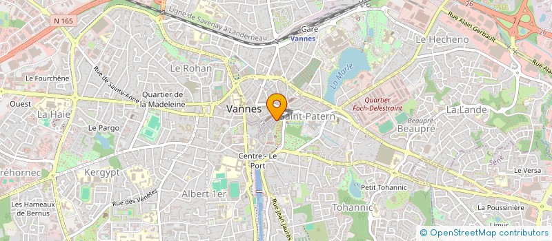localisation de l'entreprise LBS à VANNES