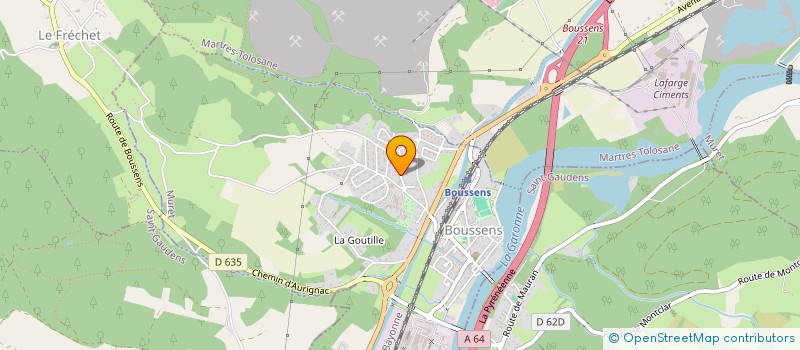 localisation de l'entreprise LBS  BOUSSENS