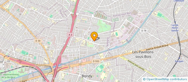 localisation de l'entreprise LBS  BONDY