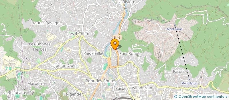 localisation de l'entreprise LBS AUTO à TOULON