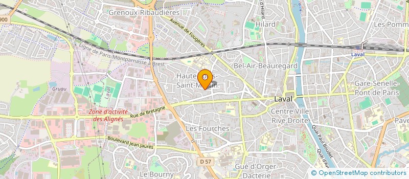 localisation de l'entreprise LBS FINANCES à LAVAL