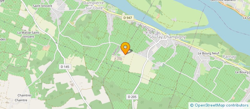 localisation de l'entreprise LBS HOLDING  SAUMUR